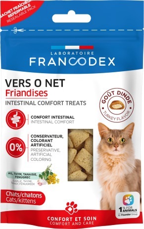 Francodex 貓小食．腸胃舒緩配方 火雞味65g
