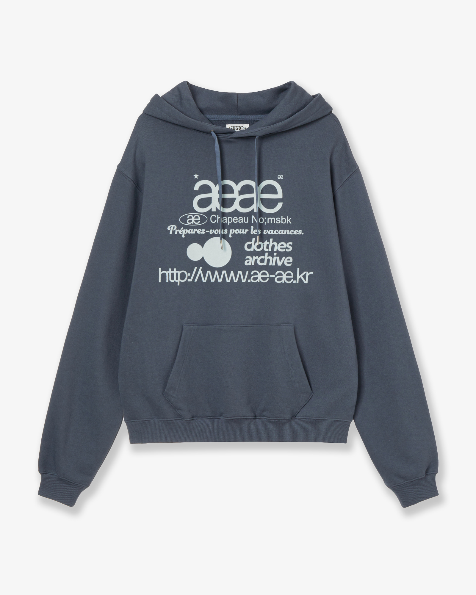 WEB LOGO LOOSED HOODIE