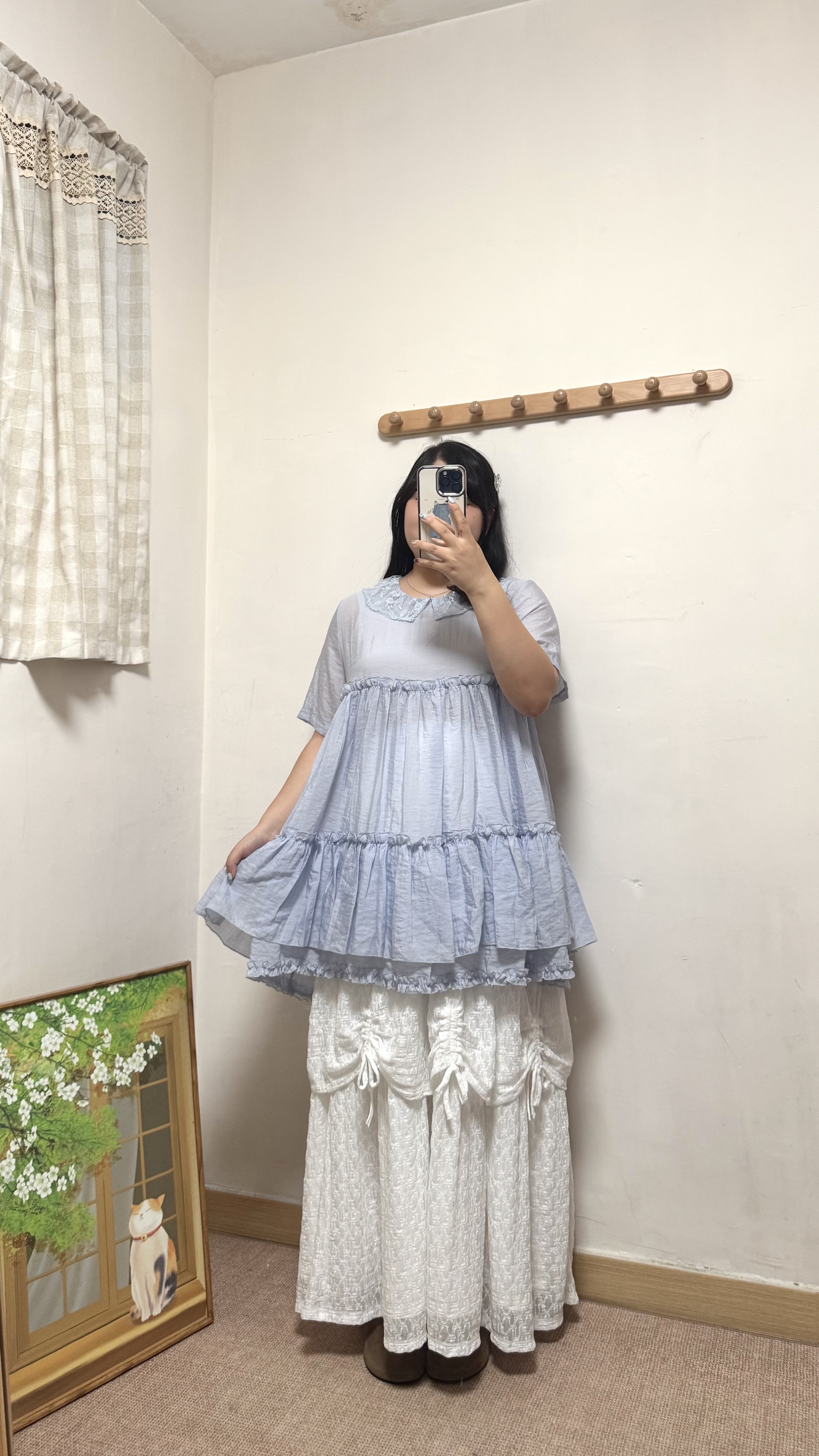 Lace娃領花邊Top