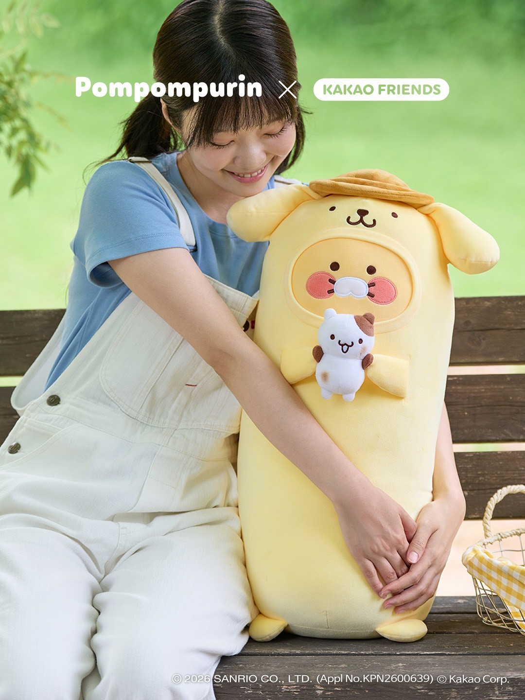 【OWN】Kakao Friends X Pompompurin 馬鈴薯 聯名 韓國 布丁狗 春植 萊恩 抱枕 吊飾 玩偶 鍵帽 購物袋