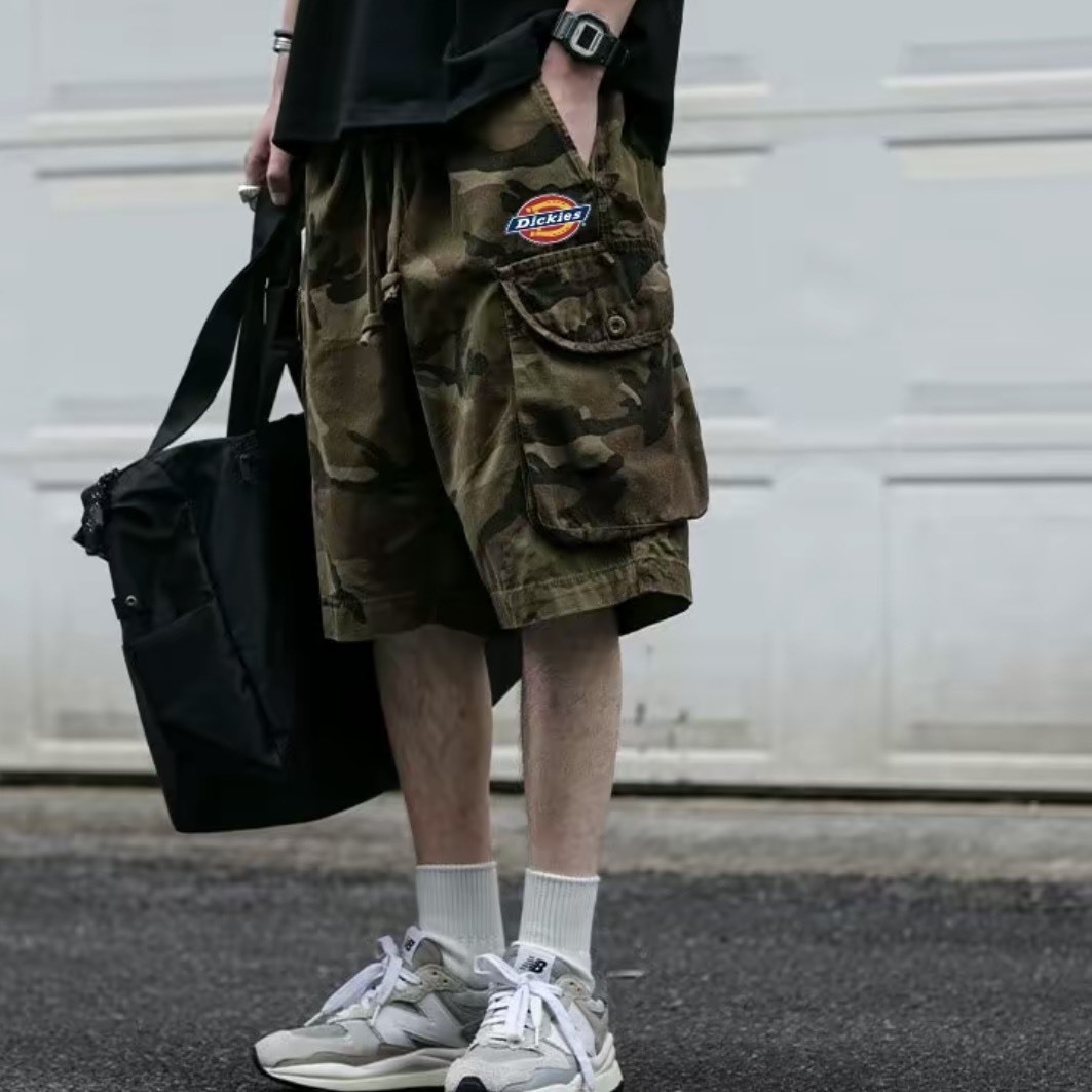 Dickies 美式迷彩工裝短褲 大口袋戶外休閒短褲 DKU262MSPI68