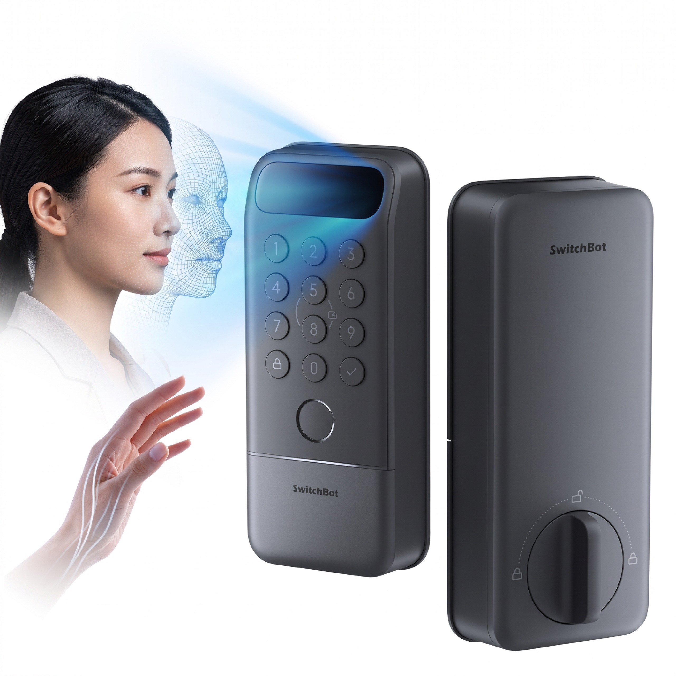 SwitchBot Lock Vision Pro 智能門鎖