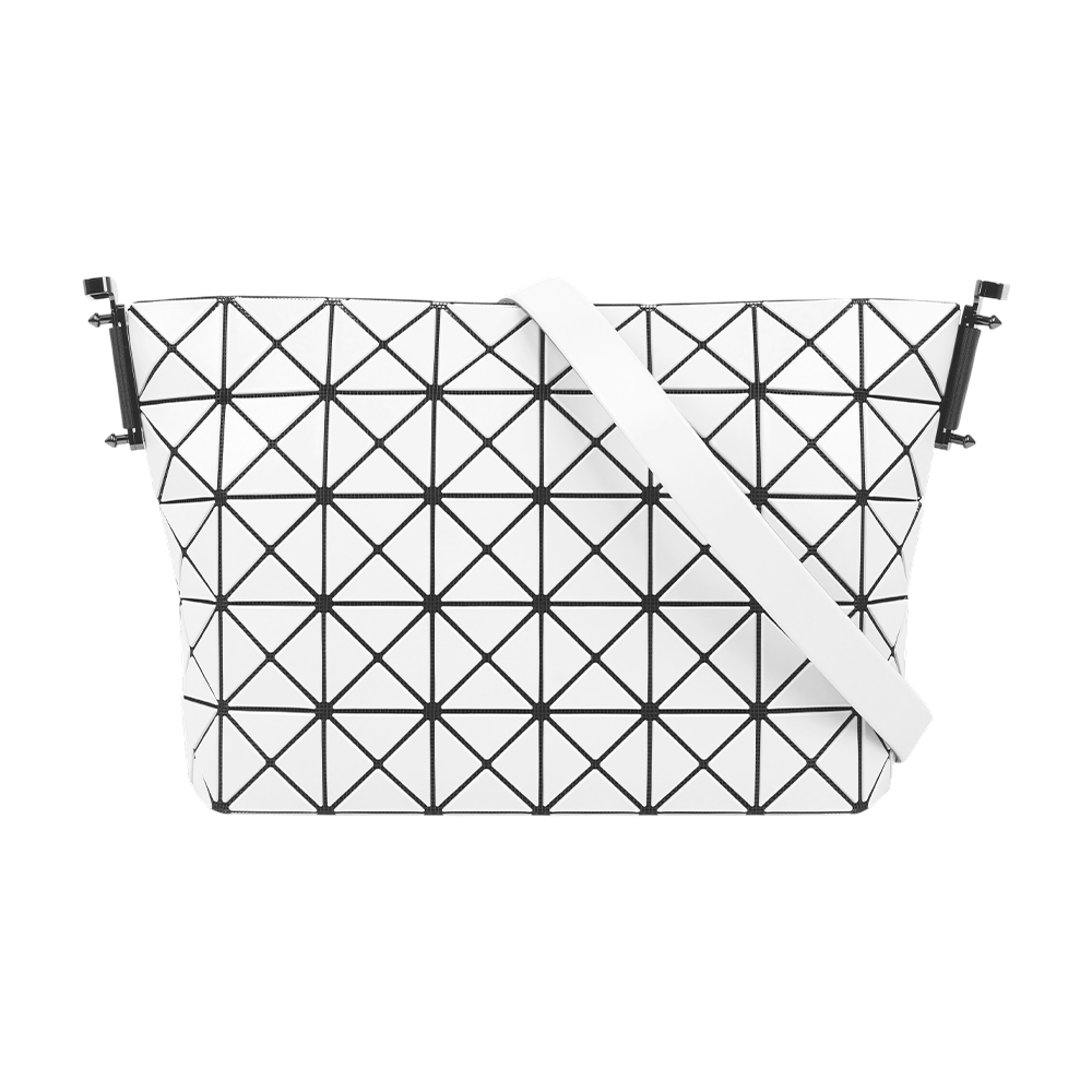 【ISSEY MIYAKE三宅一生】BAO BAO MUSETTE 霧面拉鍊二用包(淺灰色)