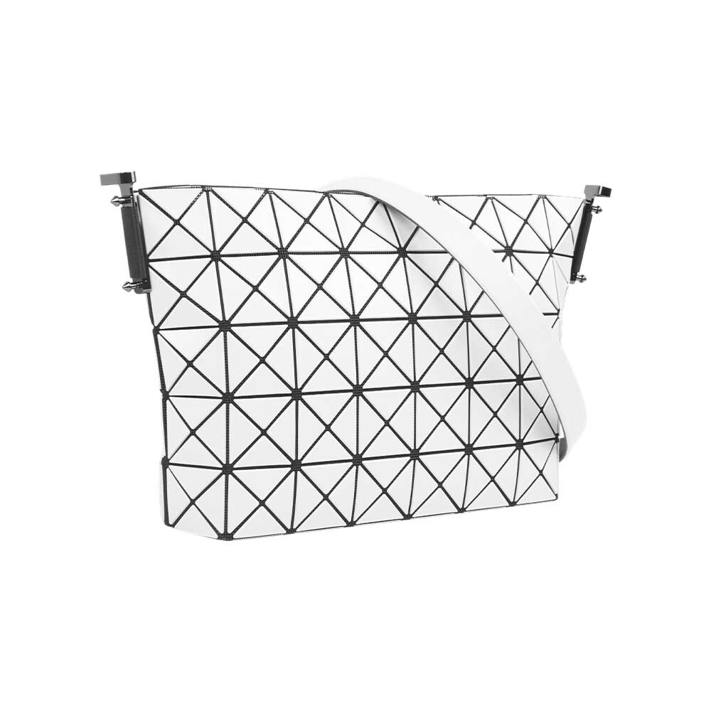 【ISSEY MIYAKE三宅一生】BAO BAO MUSETTE 霧面拉鍊二用包(淺灰色)