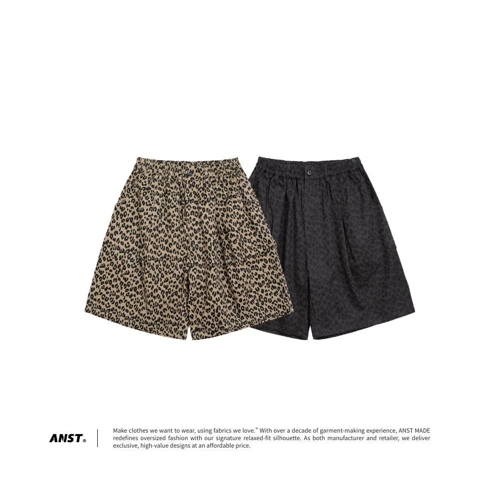 ANST 豹紋畫家短褲 ST.81