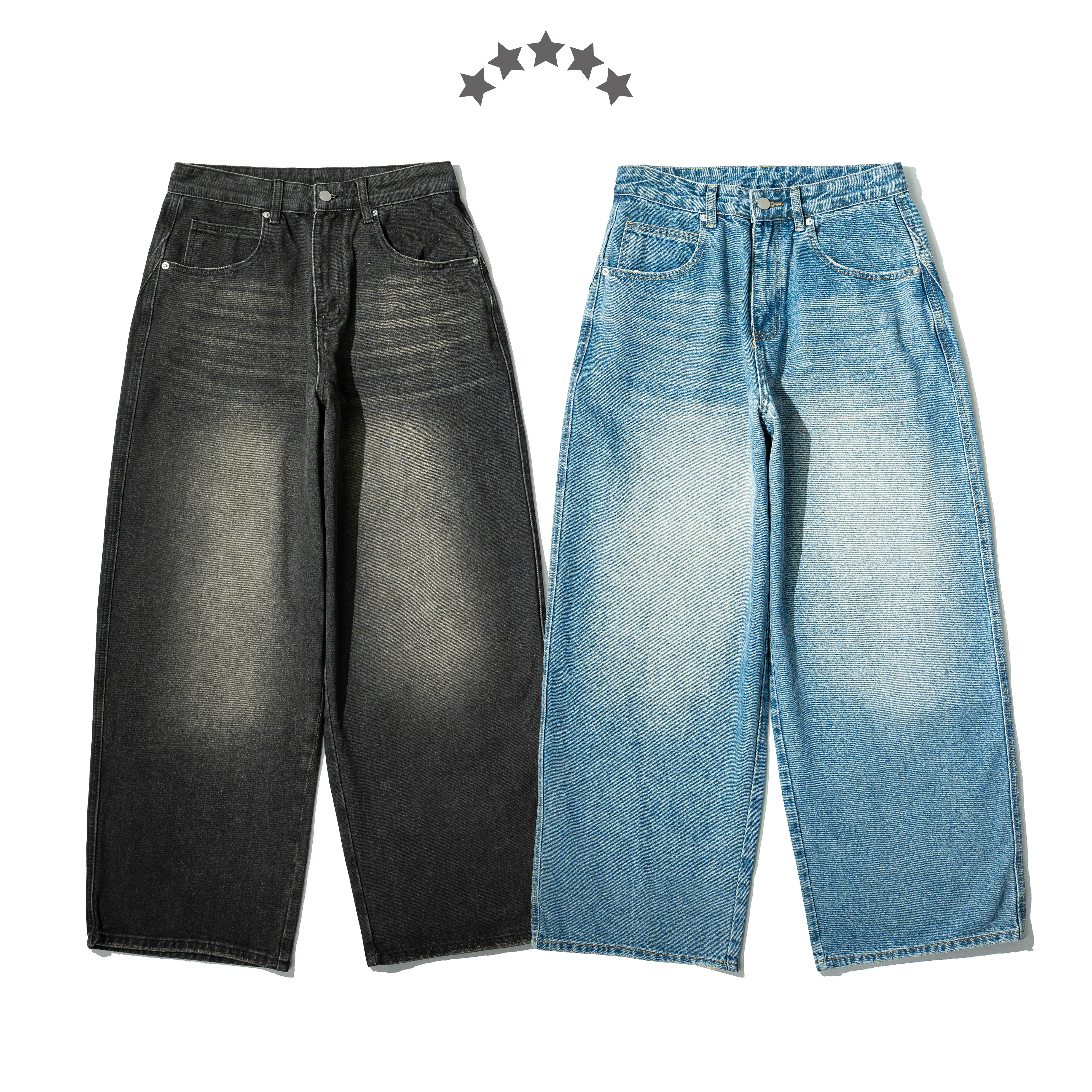 Deck Straight Denim Pants 復古版型 直筒牛仔褲 [K135]