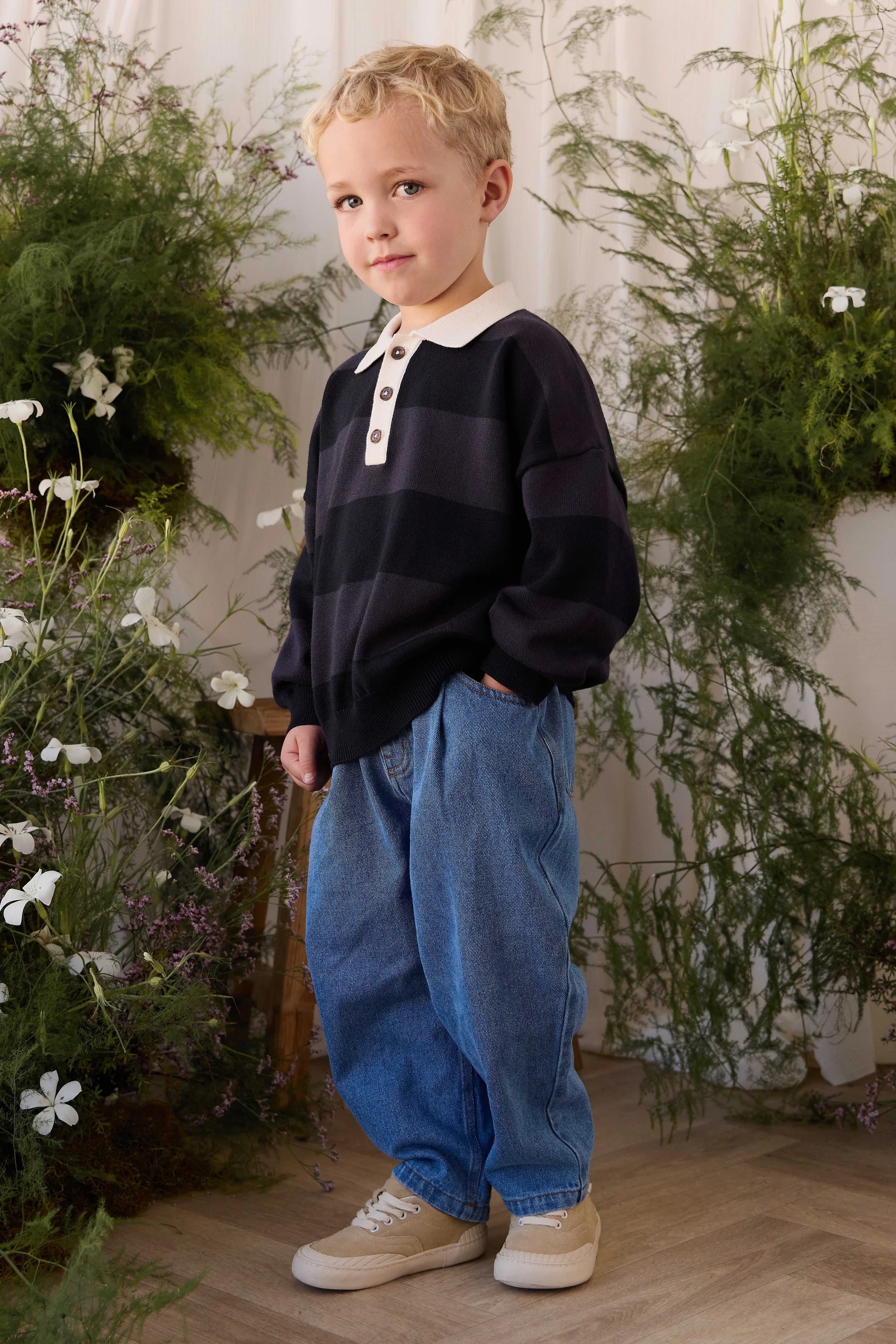 【預購】JAMIE KAY -Rowan Knit Jumper（Rowan Stripe）