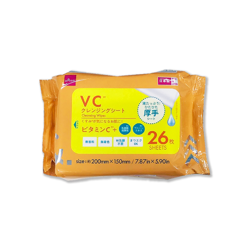 ＆.卸妝濕巾/維他命C 26入