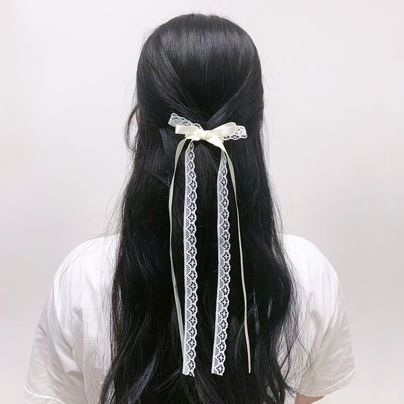 緞帶髮夾/蕾絲
