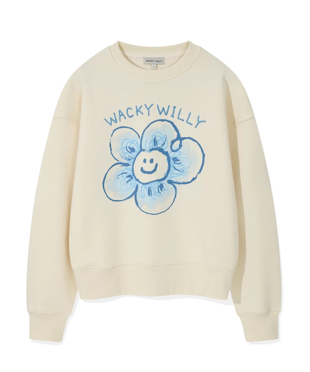 【隨時截單！限時優惠預訂】韓國 WACKY WILLY 25FW WOMEN BIG LILLY GRAPHIC SWEATSHIRT（3色）