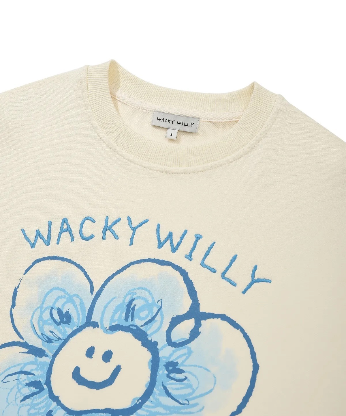 【隨時截單！限時優惠預訂】韓國 WACKY WILLY 25FW WOMEN BIG LILLY GRAPHIC SWEATSHIRT（3色）
