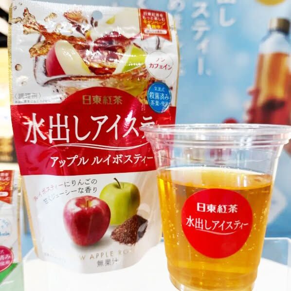 日本 日東紅茶 蘋果路易波士冷泡冰茶 10袋入 無咖啡因果香回甘茶包