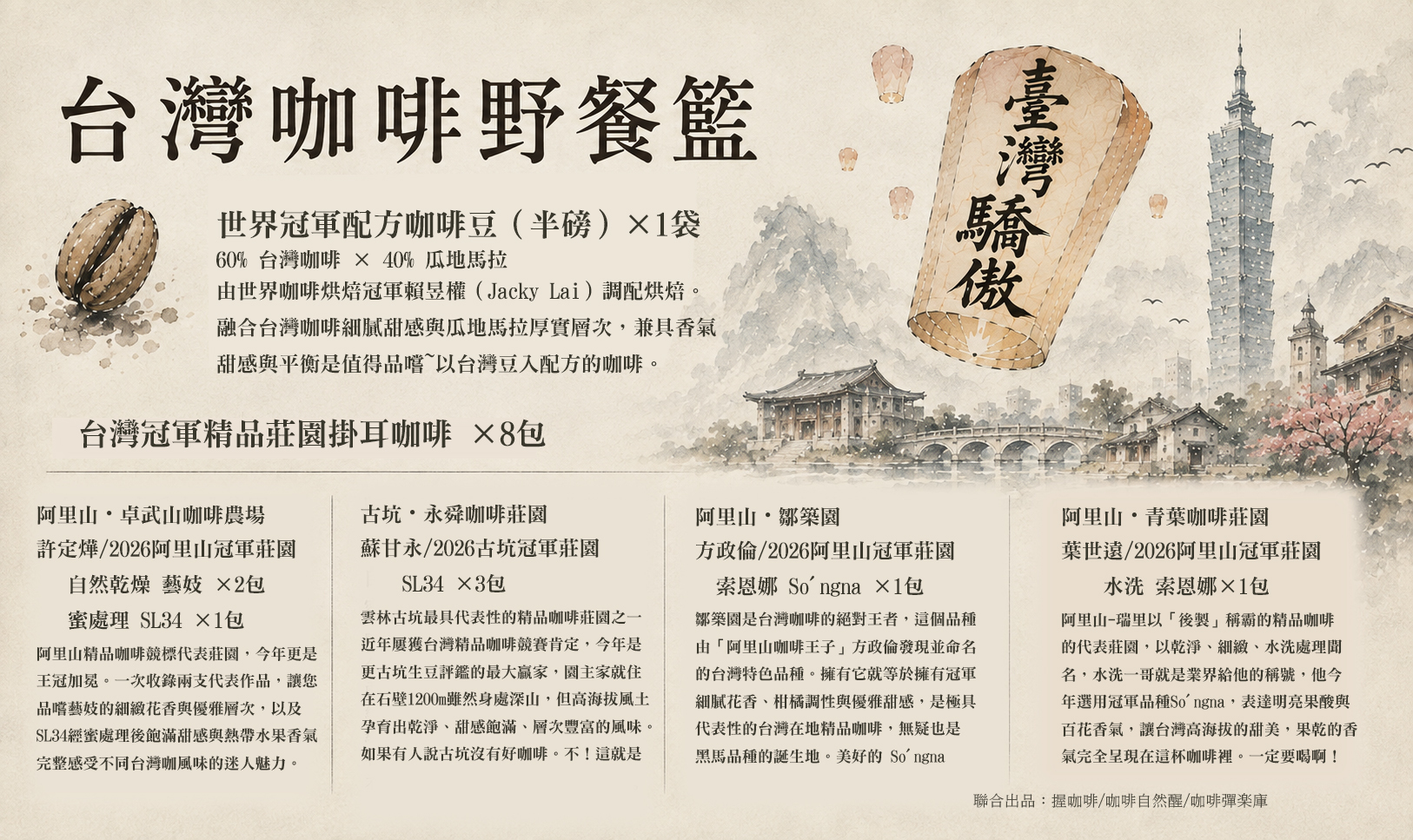 2026🎁中秋節禮盒 「台灣咖啡野餐籃」