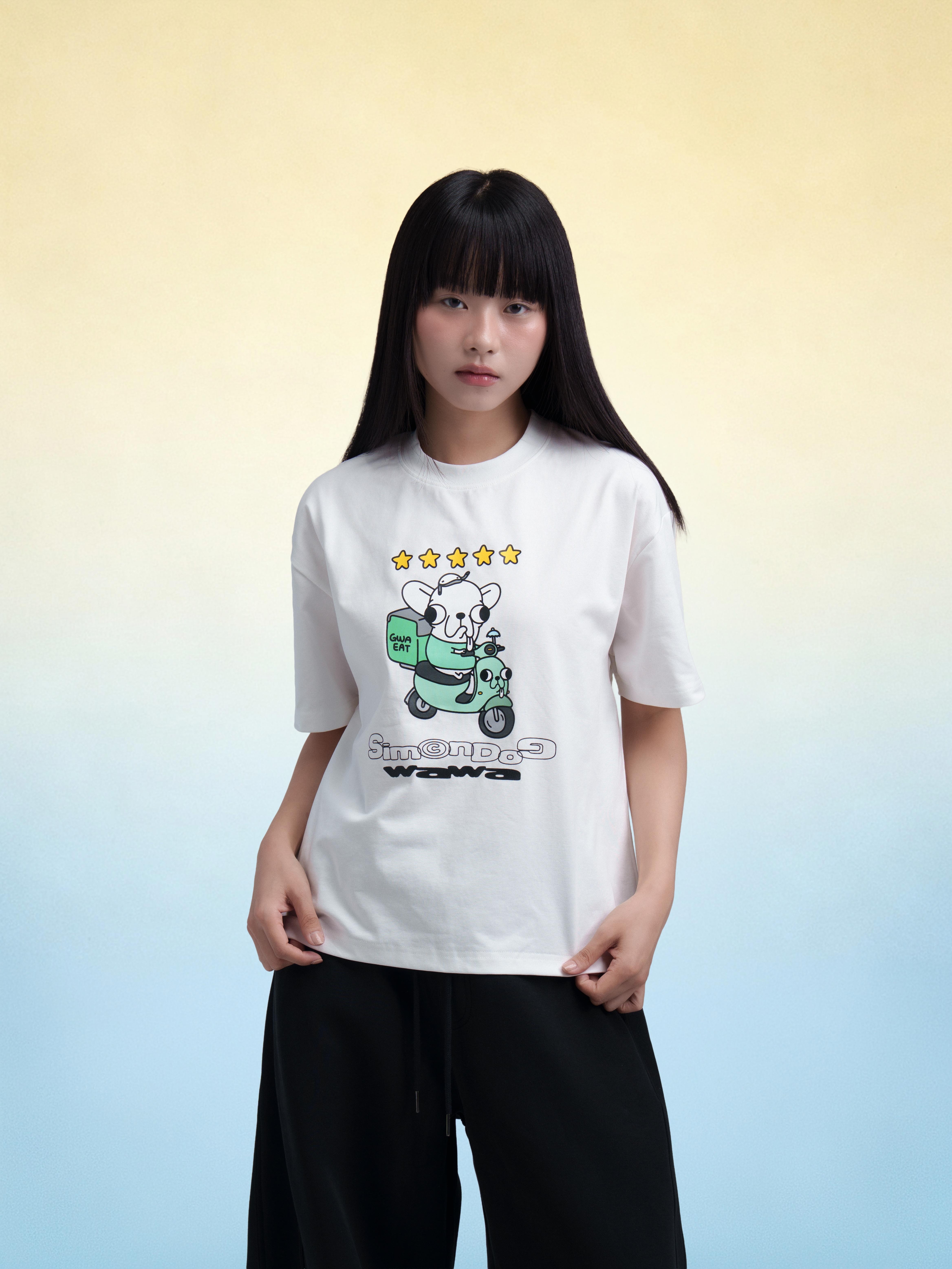 變種吉娃娃 x SIMON GW-S-2604 外送吉員 SORONA BOXY 短T