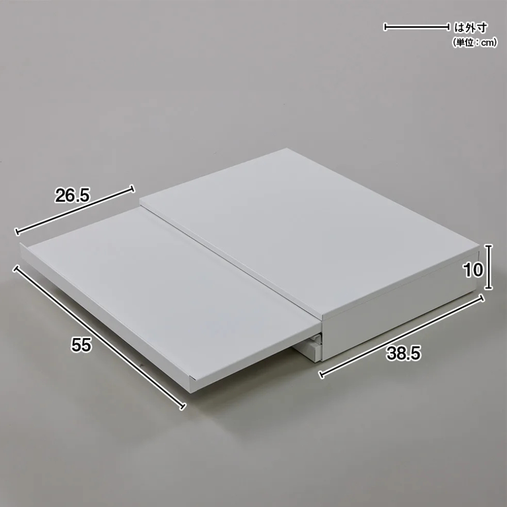 《adachi》日本製廚房電器多功能收納雙層抽屜式工作台(55cm)-全新改版