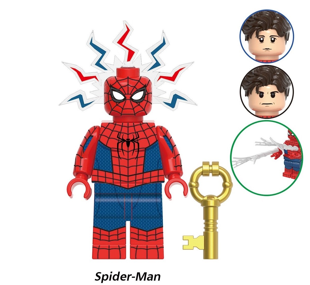 Spider-Man Spiderman Custom Minifigures Set Fit Lego G0231