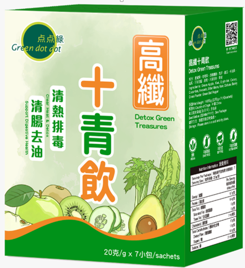 點點綠 高纖十青飲 (140克)