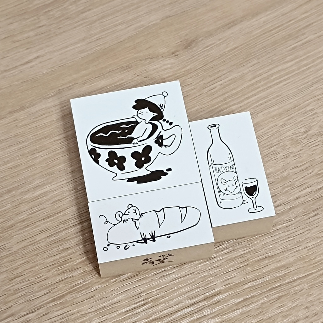 蒔絮紙品．午後小憩 壓縮木章 3款