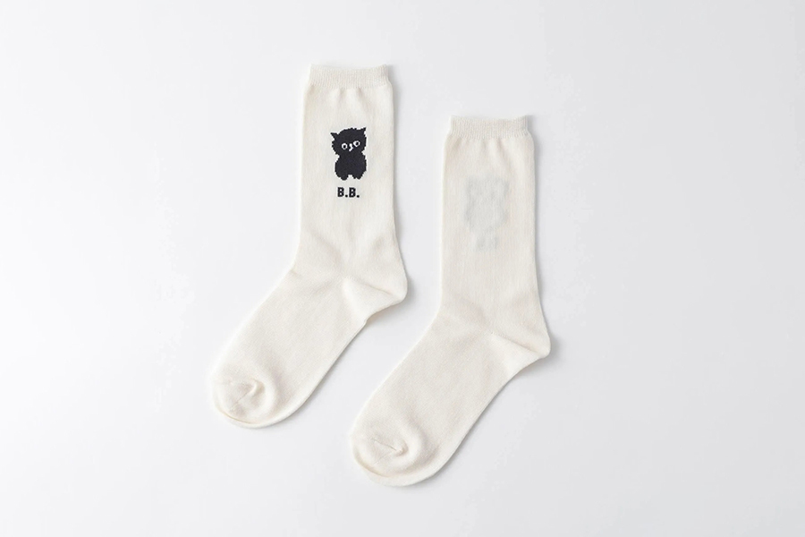 CLASKA - B.B. 成人襪 22-24cm / 白
