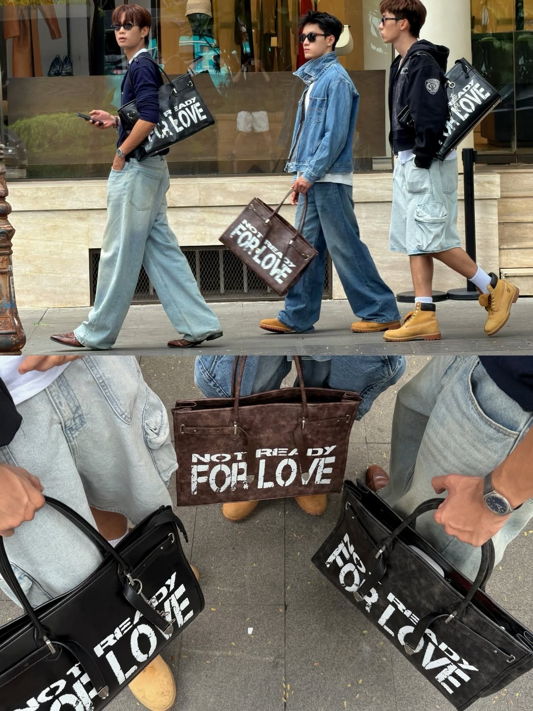 【預購】越南代購 SPOILED 經典人氣款 NOT READY FOR LOVE 托特包 Tote Bag 肩背包
