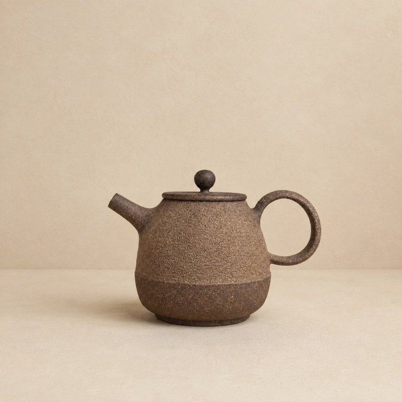 黑砂岩冰煙茶壺