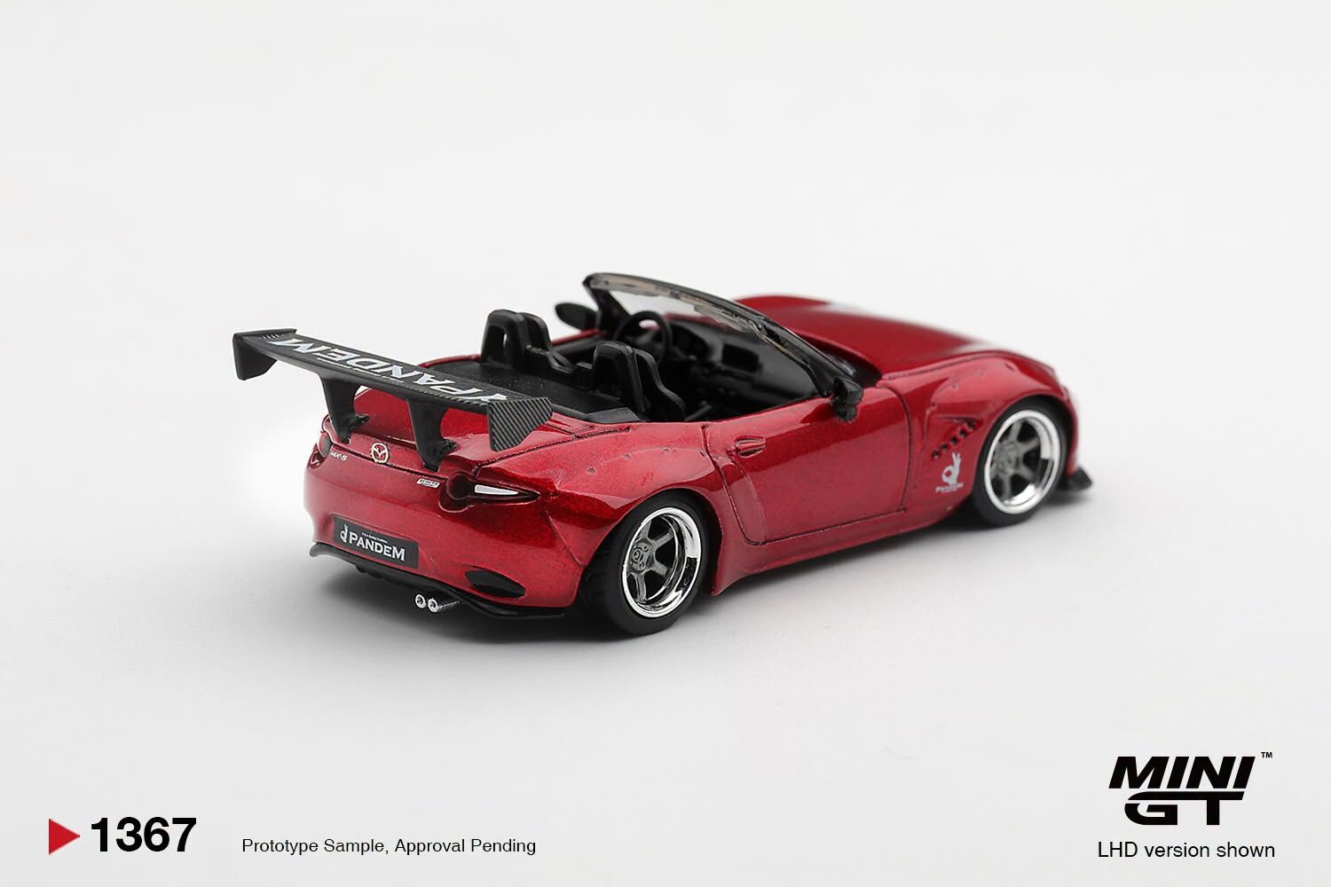 [預訂] Mini GT #1367 馬自達Mazda Miata MX-5 (ND) Pandem Kodo 紅色 左軚