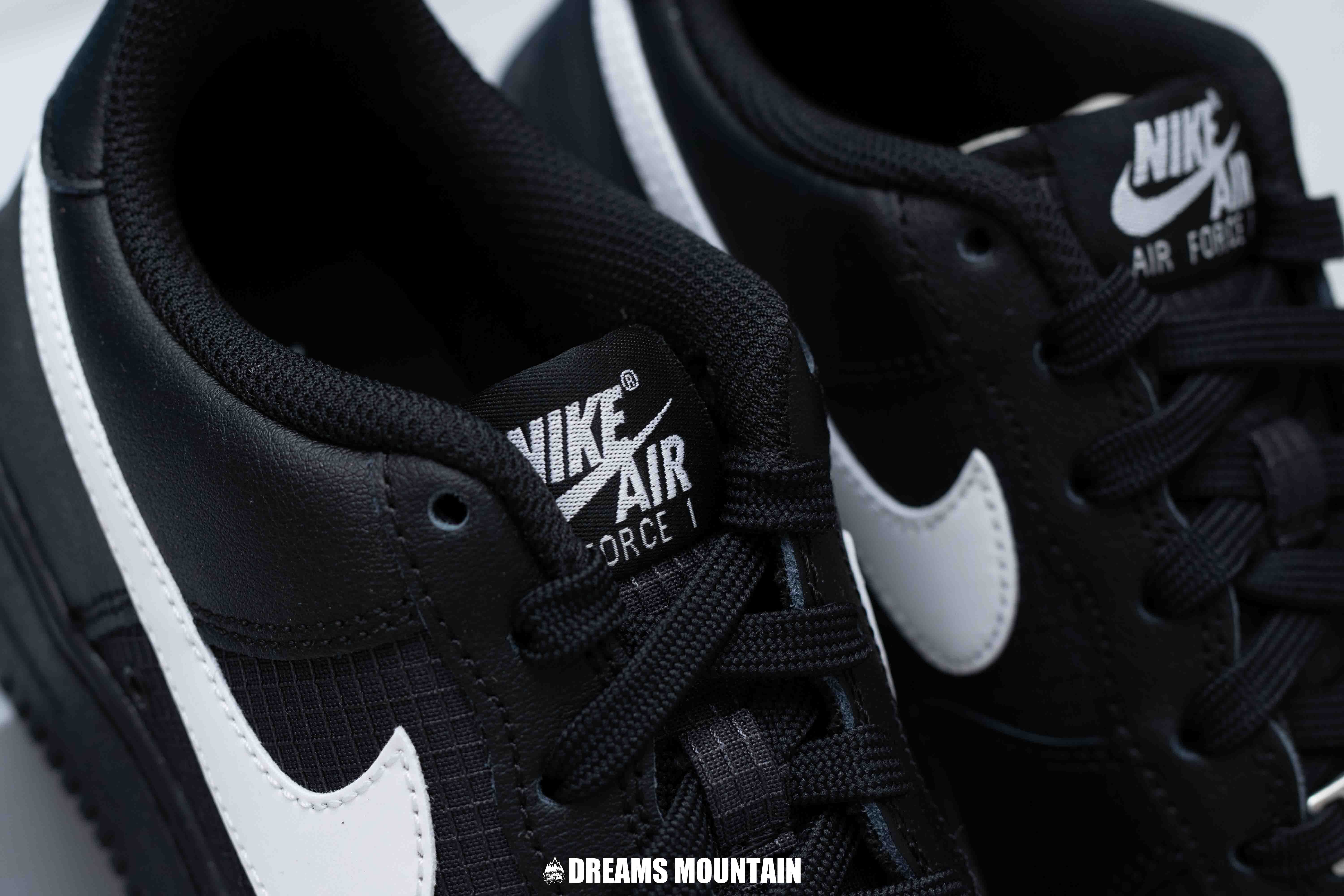 【預訂】NIKE AIR FORCE 1 TECH 黑白格紋-GS