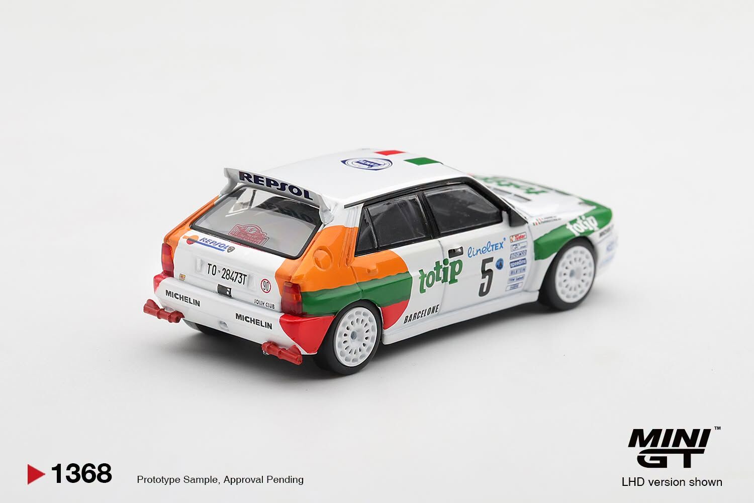 [預訂] Mini GT #1368 領先Lancia Delta HF Integrale Evoluzione #5 1993 蒙地卡羅拉力賽 左軚