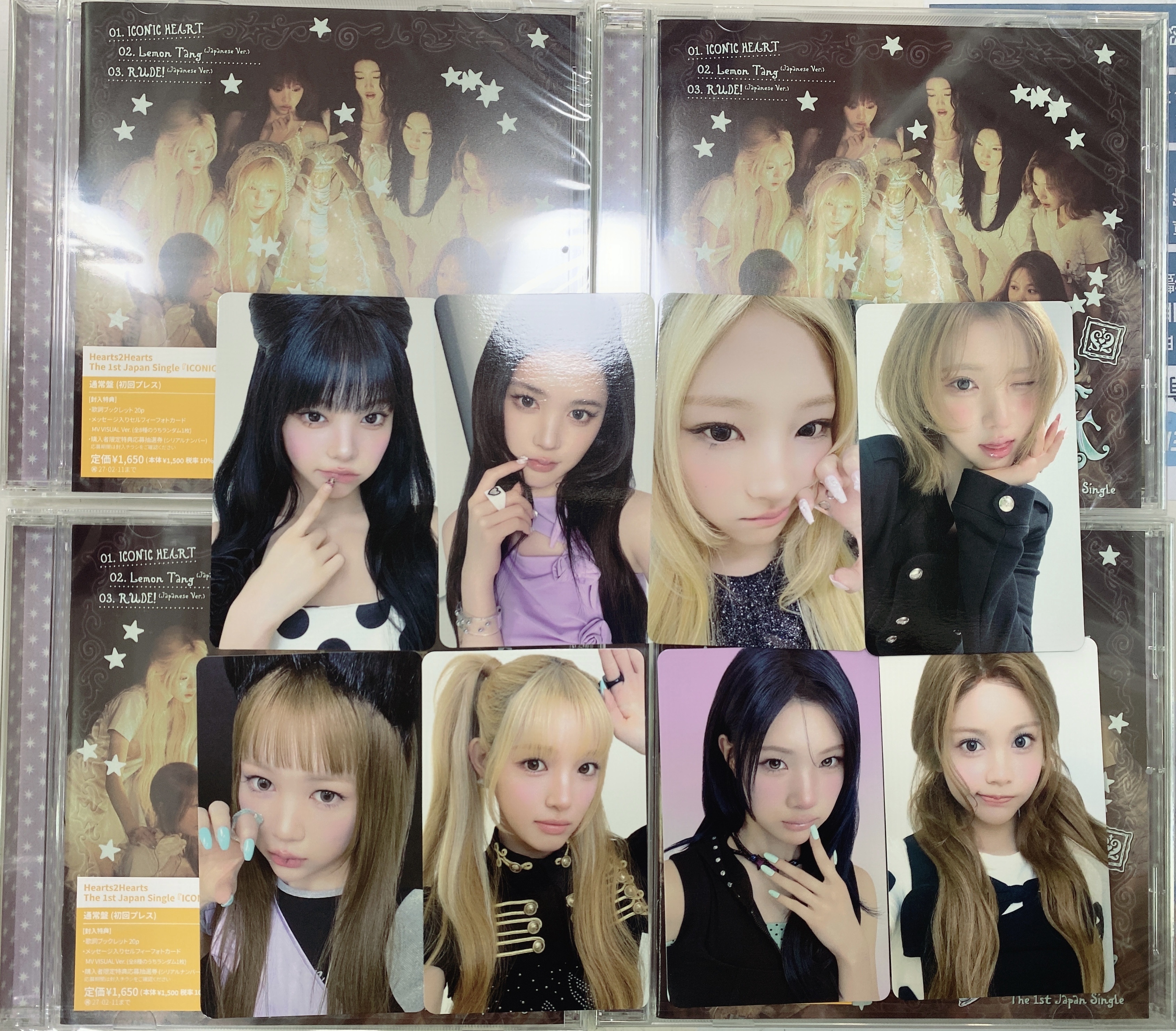 Hearts2Hearts 1st Japan Single [ ICONIC HEART ] 通常盤