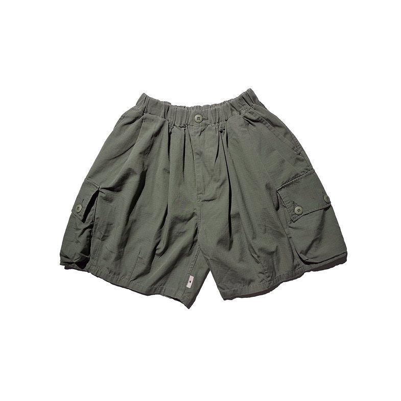 Club Stubborn Swedish Balloon Army Shorts - Olive