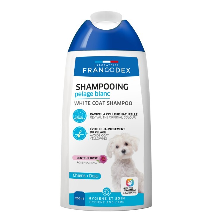 法國Francodex 犬用白毛洗毛水1L/250ml