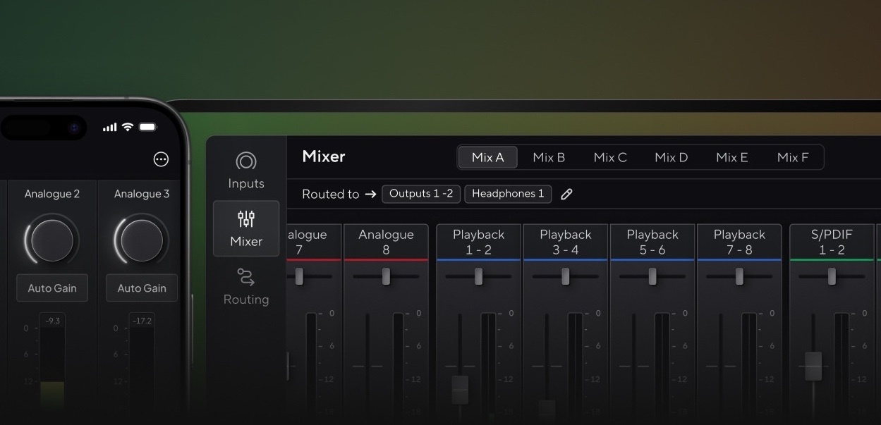 Focusrite Control 2 擴大硬體支援範圍
