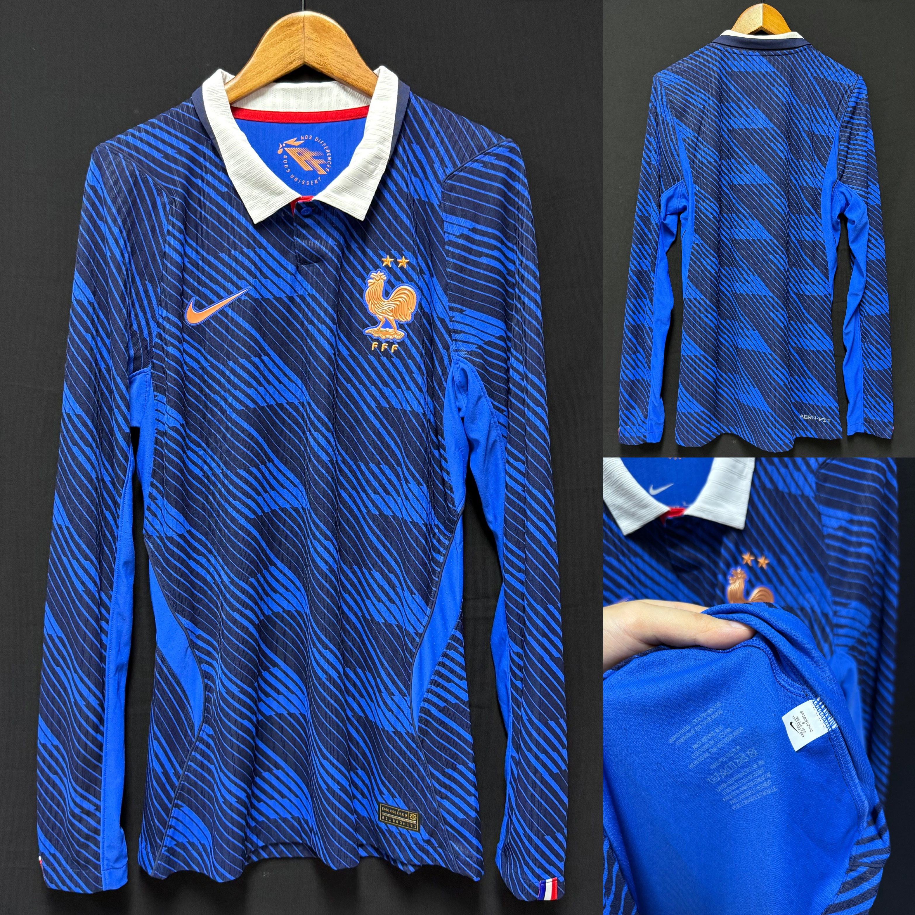 (Player Issue) France 2026 FIFA World Cup Nike L/S Home Player Issue Shirt