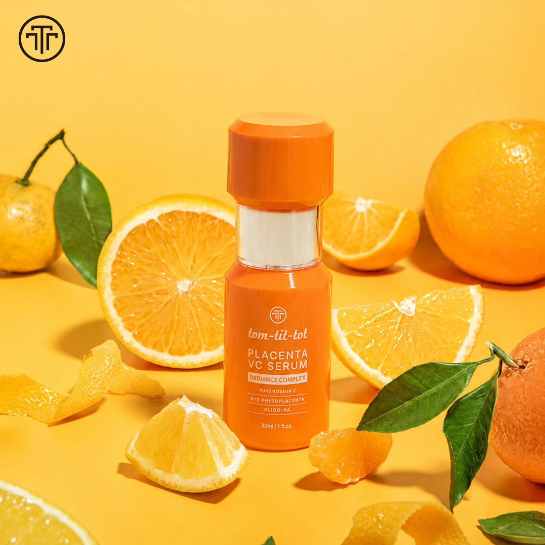 韓國院線產品 tom-tit-tot 黑麥胎盤VC精華液 PLACENTA VC SERUM 30ml
