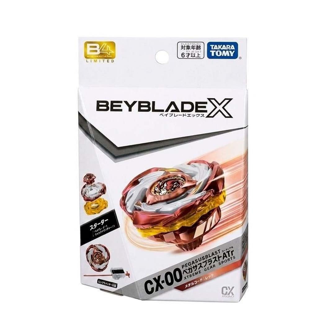2026SS BEYBLADE X 戰鬥陀螺 CX-00 天馬爆擊 焰紅版 附旋風發射器 日版 現貨 正品