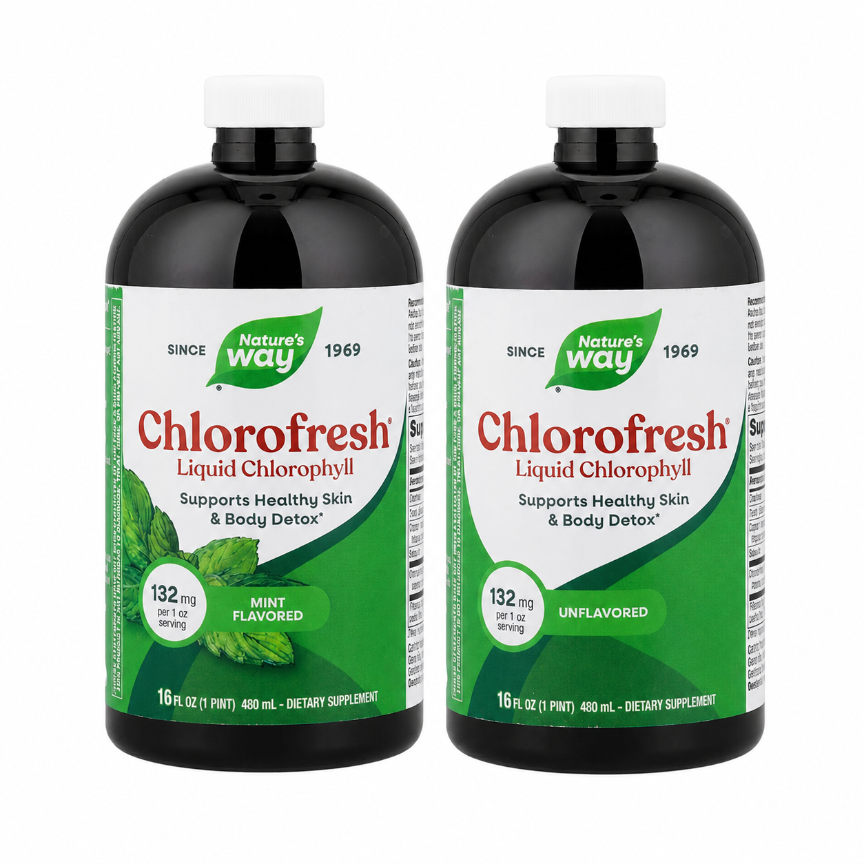 【iHerb】Nature's Way 然萃維 Chlorofresh 液體葉綠素 原味/薄荷