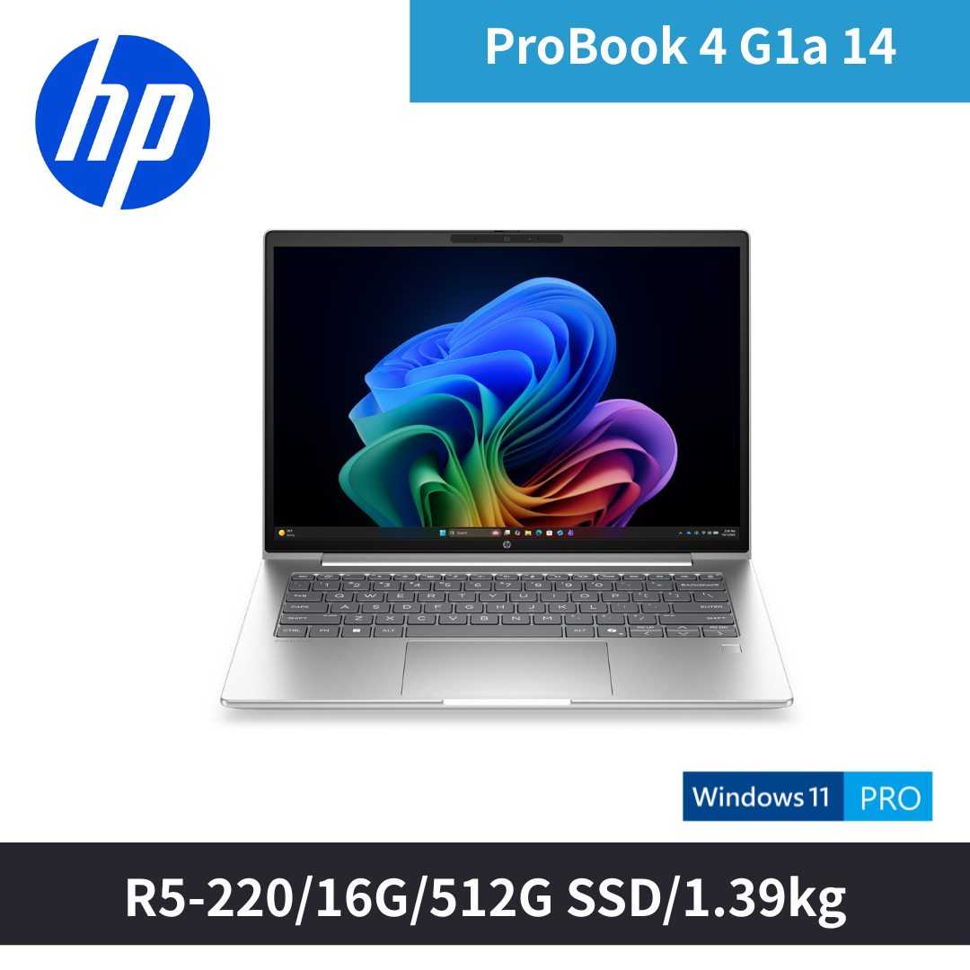 ProBook 4 G1a 14吋R5商用筆電 (D6RS8PC)