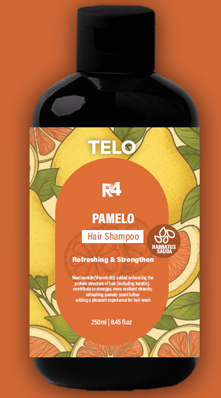 MCT Telo R4 柚子維他命B3洗髮素250ml *控油*