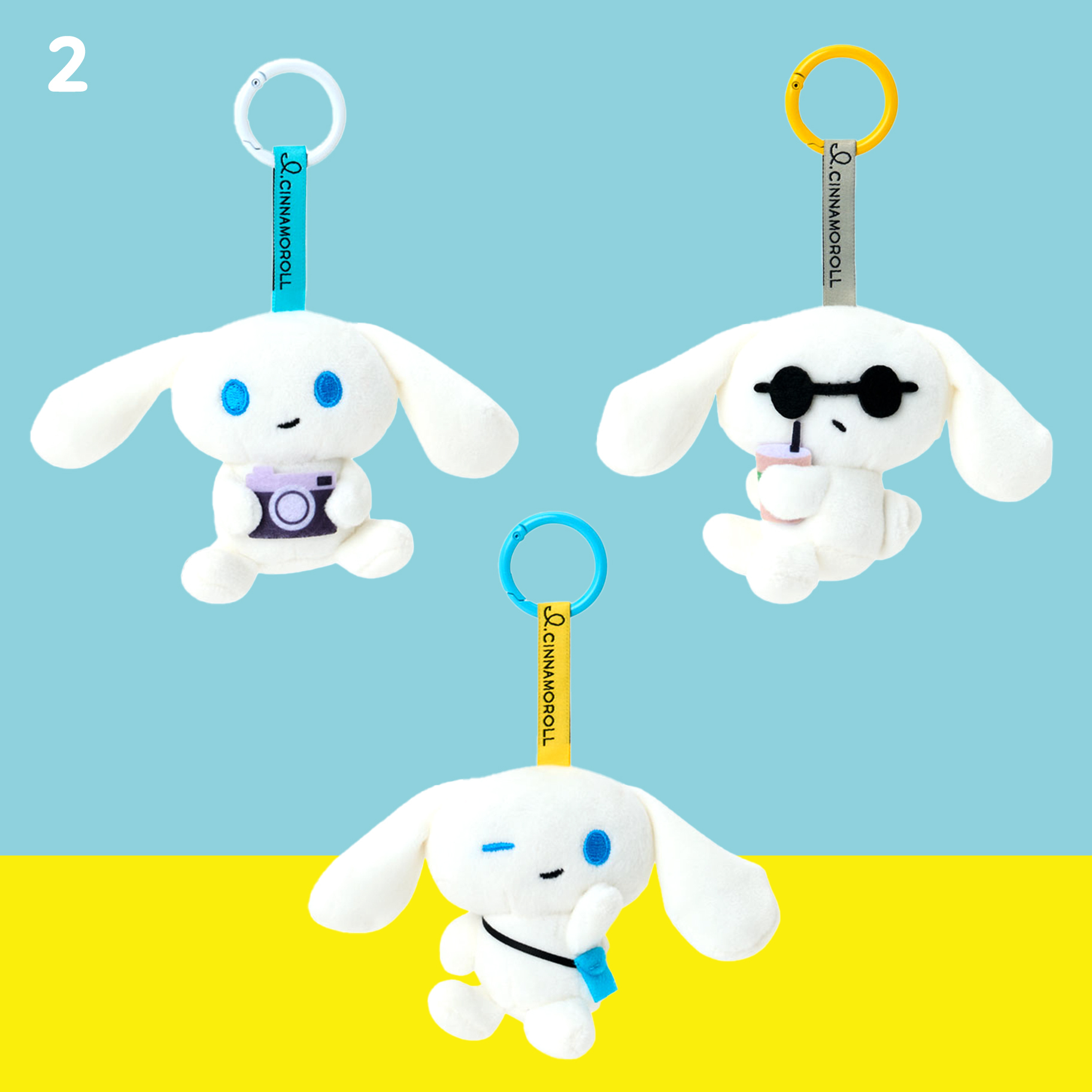 日本 Sanrio I.Cinnamoroll 玉桂狗 郊遊系列 公仔匙扣
