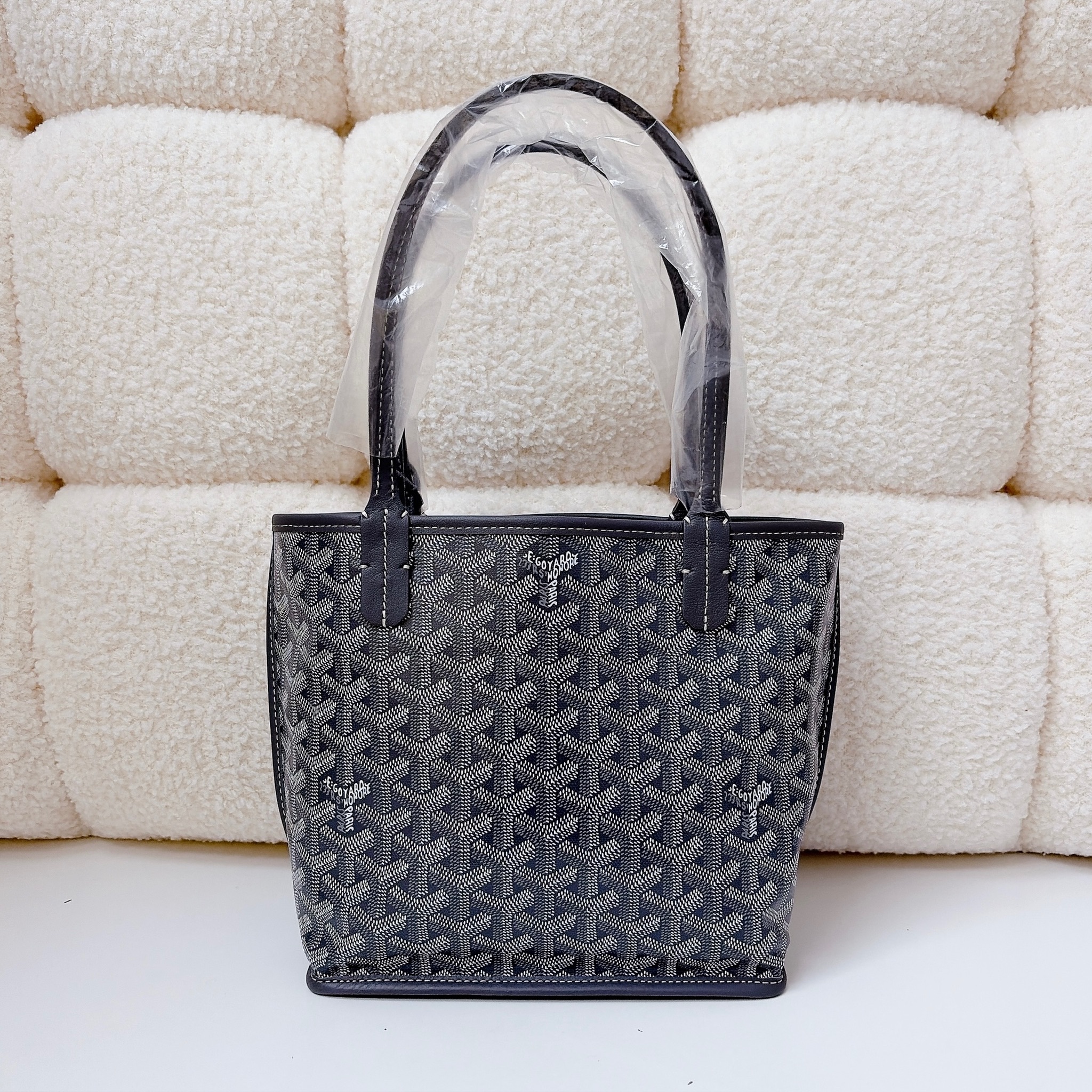 Goyard Anjou Mini Tote Bag - Grey / SHW