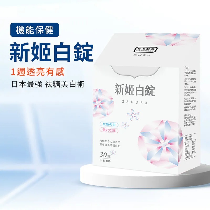 HKFG0822-014 日南製藥新姬白錠(30粒/盒) [PPIV06] (A14)