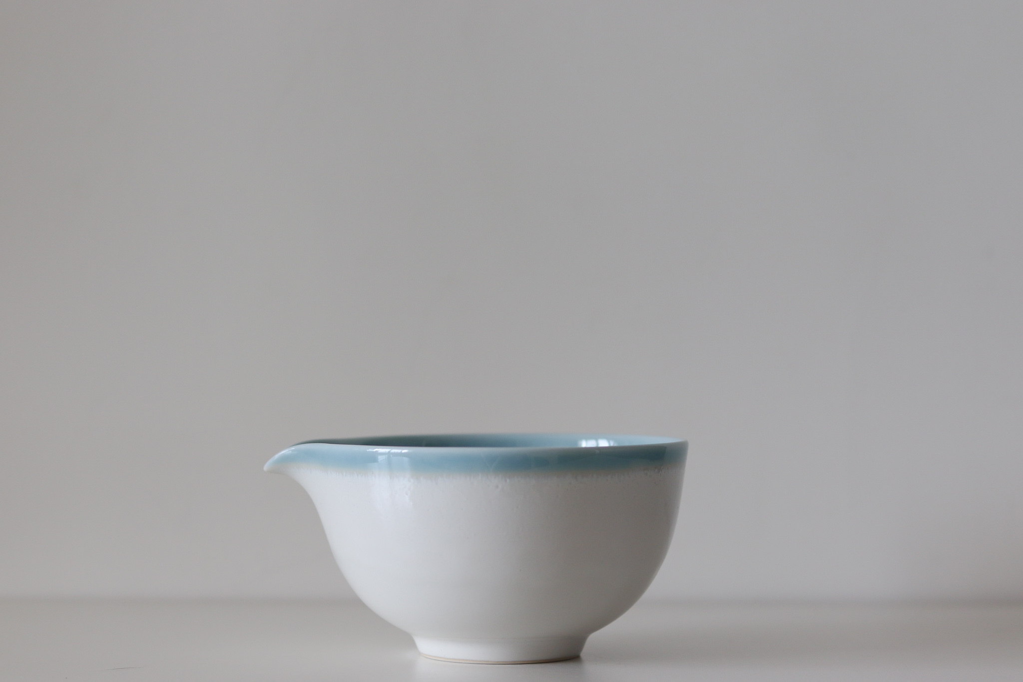 日本 美濃燒 涼風 片口抹茶碗