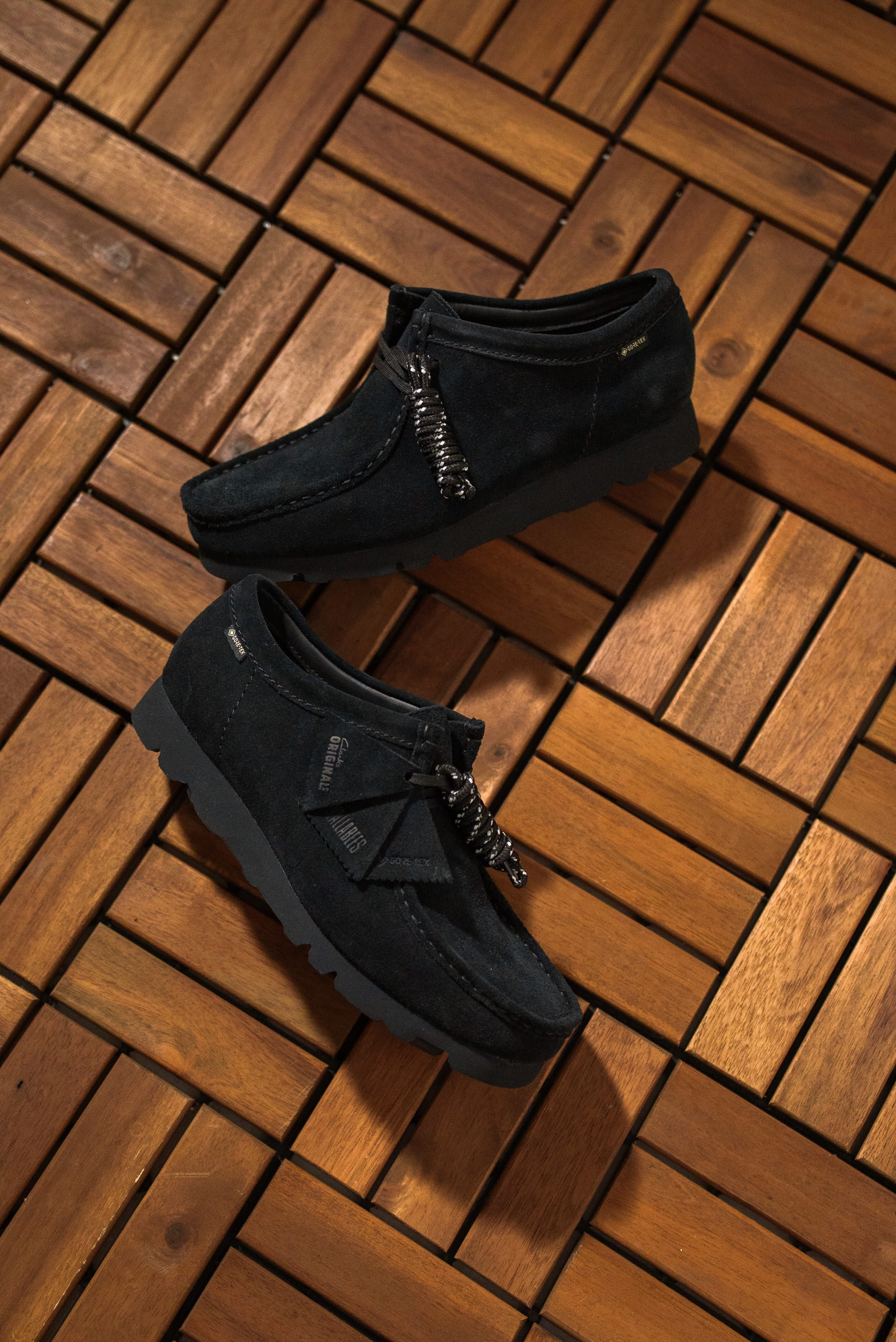 【Focus Store】現貨 Clarks Wallabee GTX "Black" 袋鼠鞋 黑色 防水 CLM79251R