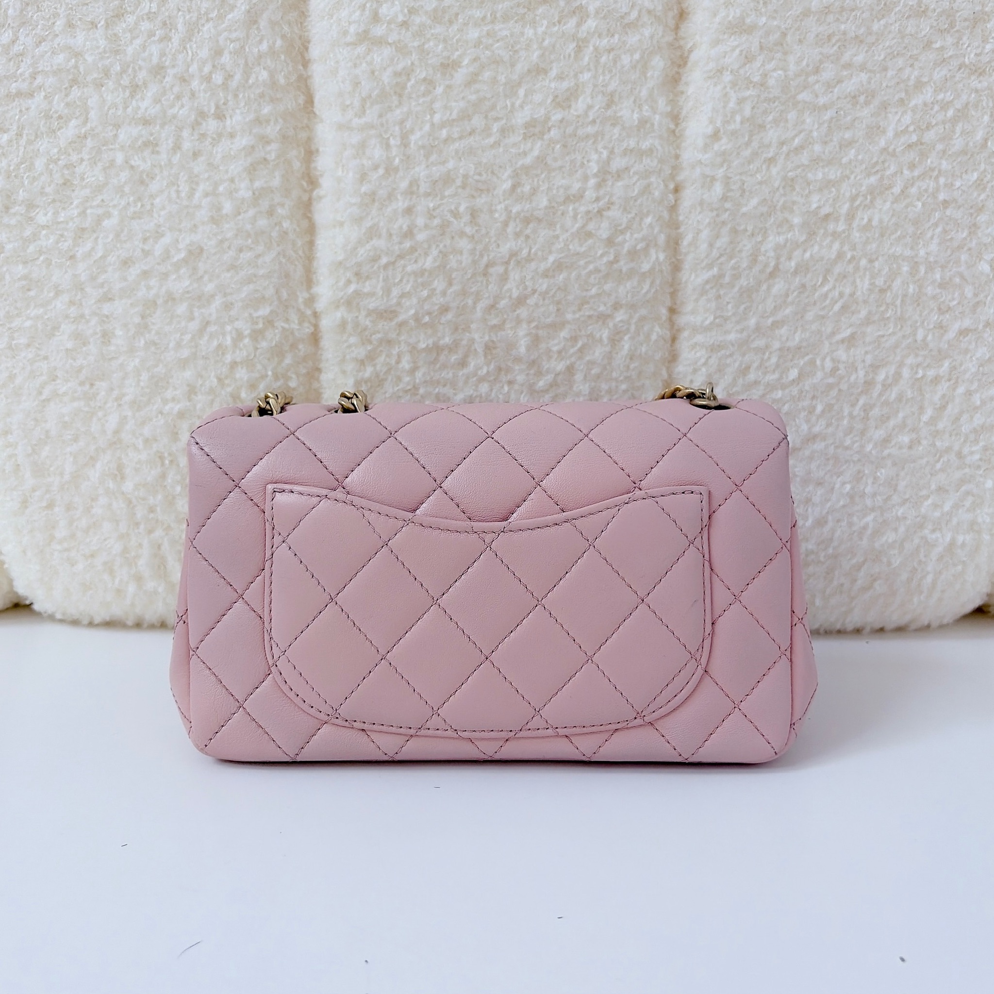 Chanel Sweet Camellia Mini Flap Bag - Pink / GHW
