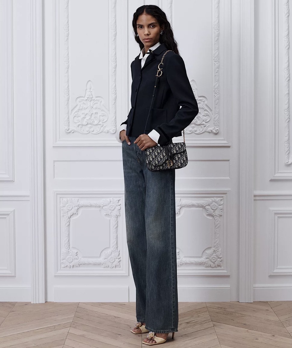 Dior Saddle Gallop Chain Pouch 鞍形金扣鏈帶小袋