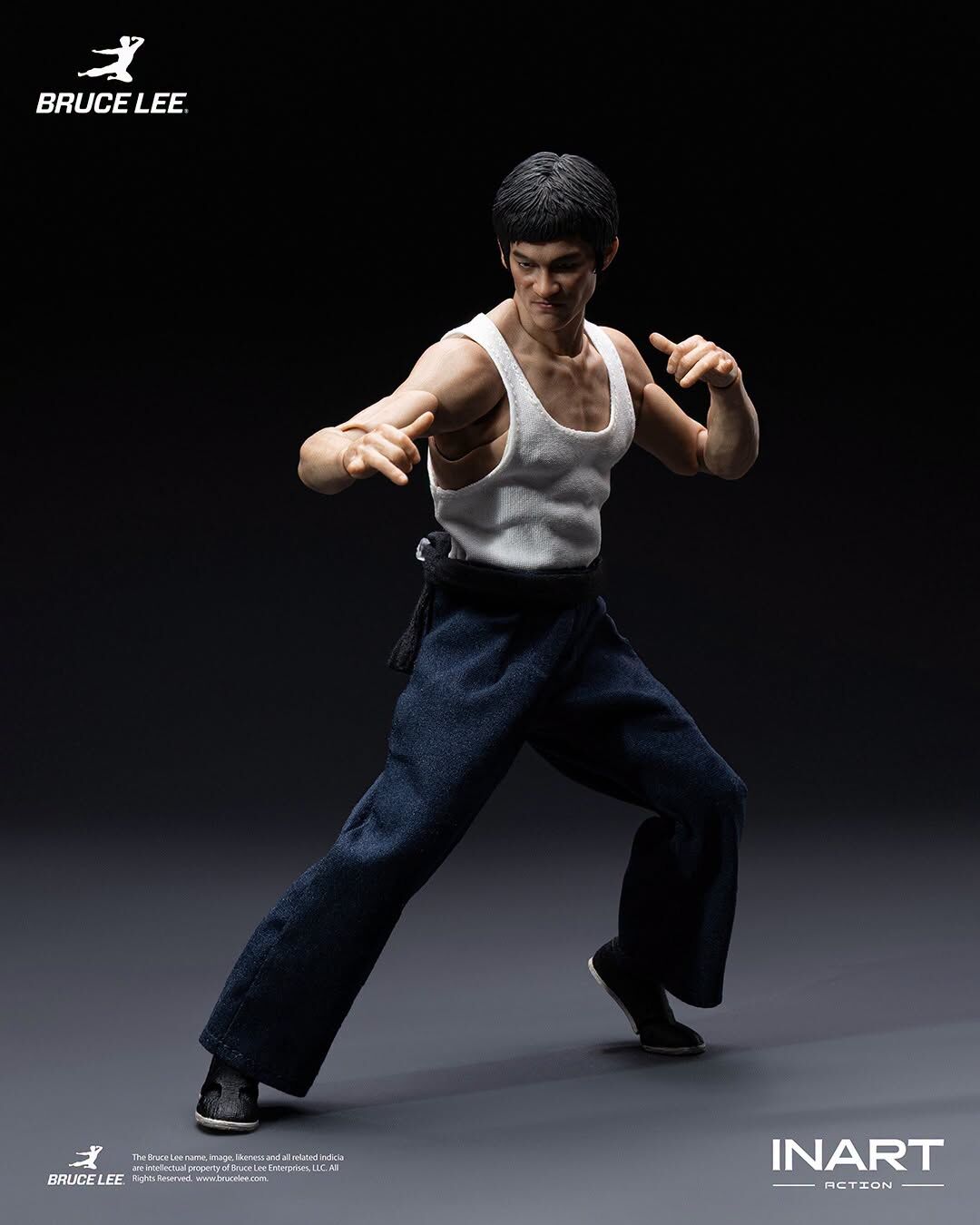 INART Action - 李小龍（功夫服）1/12可動人偶 - INART官方香港合作代理店