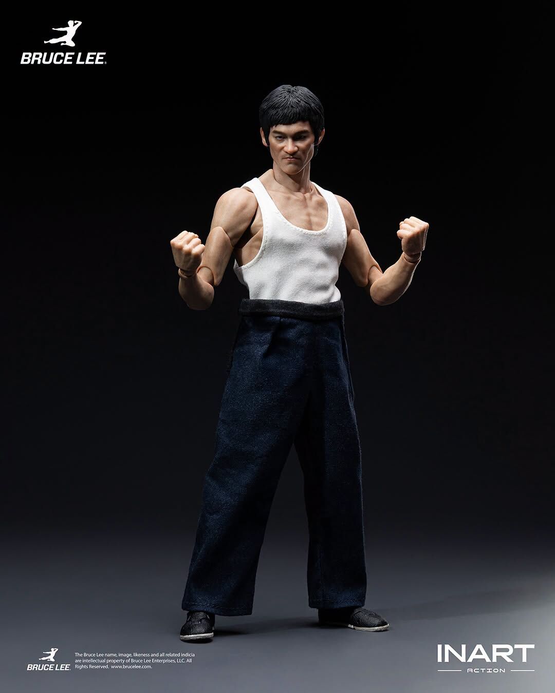 INART Action - 李小龍（功夫服）1/12可動人偶 - INART官方香港合作代理店