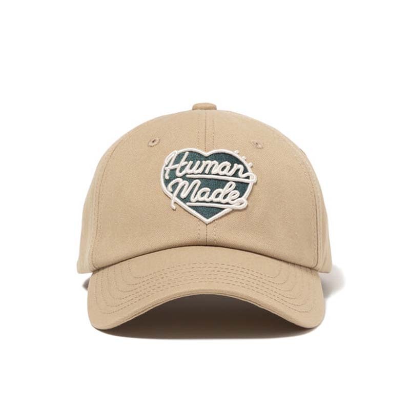 HUMAN MADE 6PANEL CANVAS CAP BEIGE 尼龍 老帽 帽子 卡其色 HM32GD046-BE [台灣現貨]