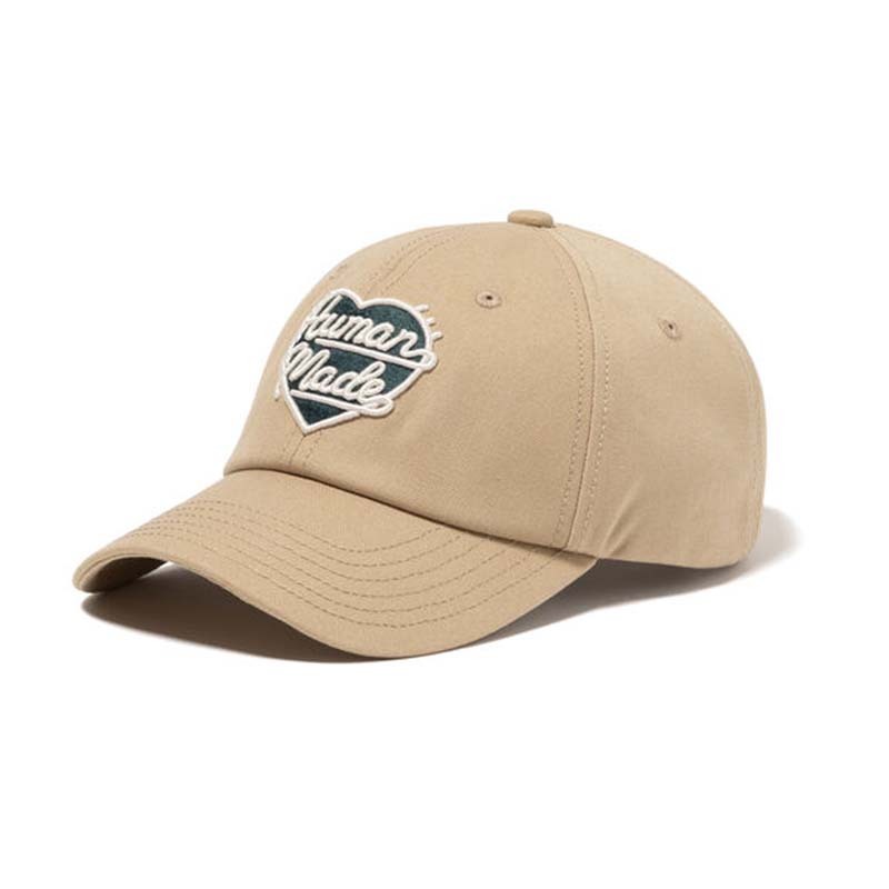 HUMAN MADE 6PANEL CANVAS CAP BEIGE 尼龍 老帽 帽子 卡其色 HM32GD046-BE [台灣現貨]