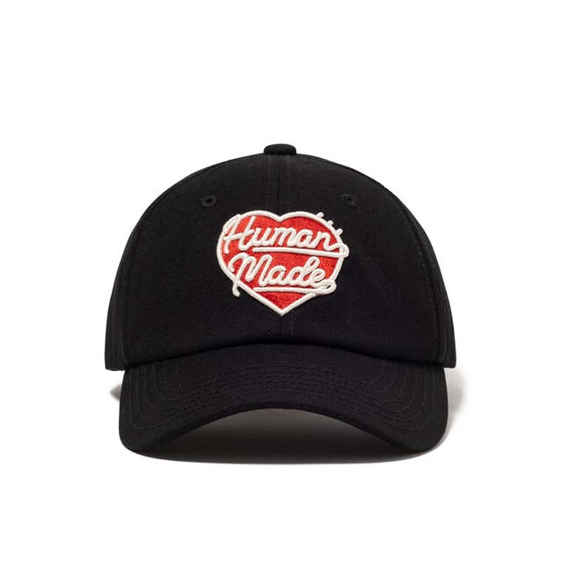 HUMAN MADE 6PANEL CANVAS CAP BLACK 尼龍 老帽 帽子 黑色 HM32GD046-BK [台灣現貨]